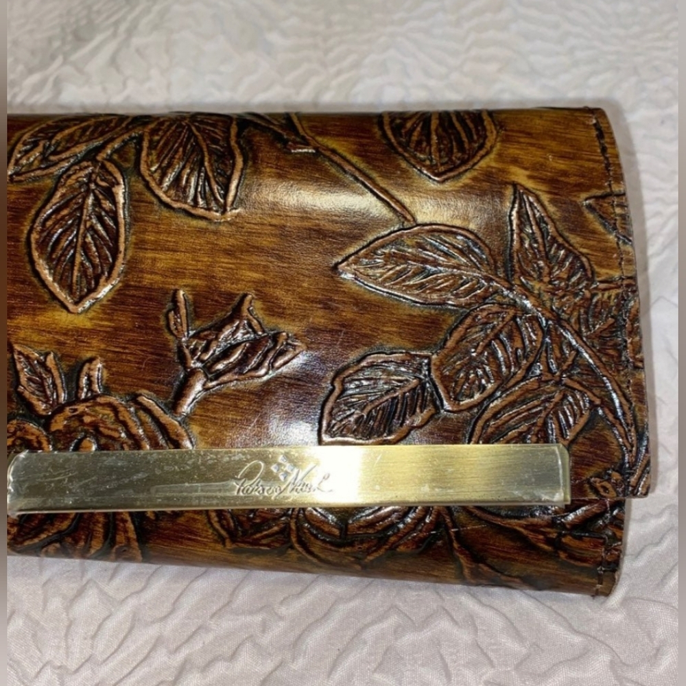 Patricia Nash Leather tri fold Wallet